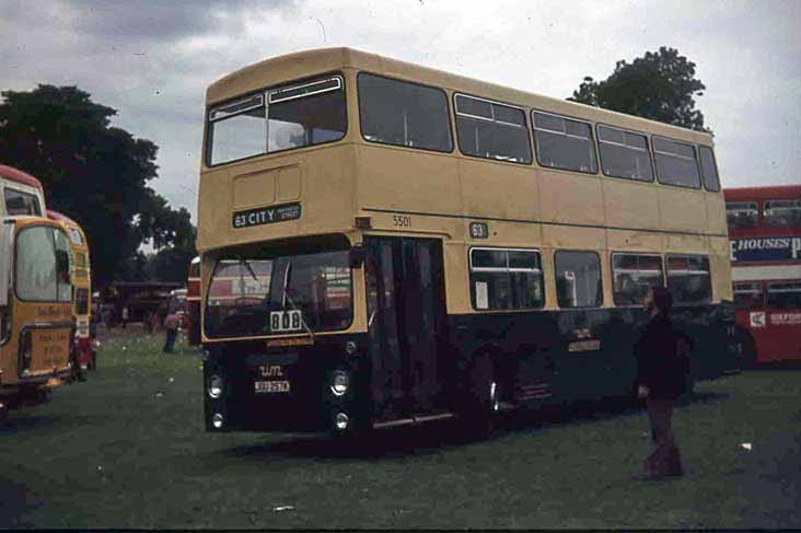 West Midlands PTE Daimler Fleetline MCW 5501
